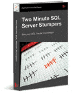 Two minute SQL Server stumper