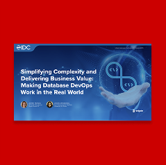 Making Database DevOps Work in the Real World IDC InfoBrief