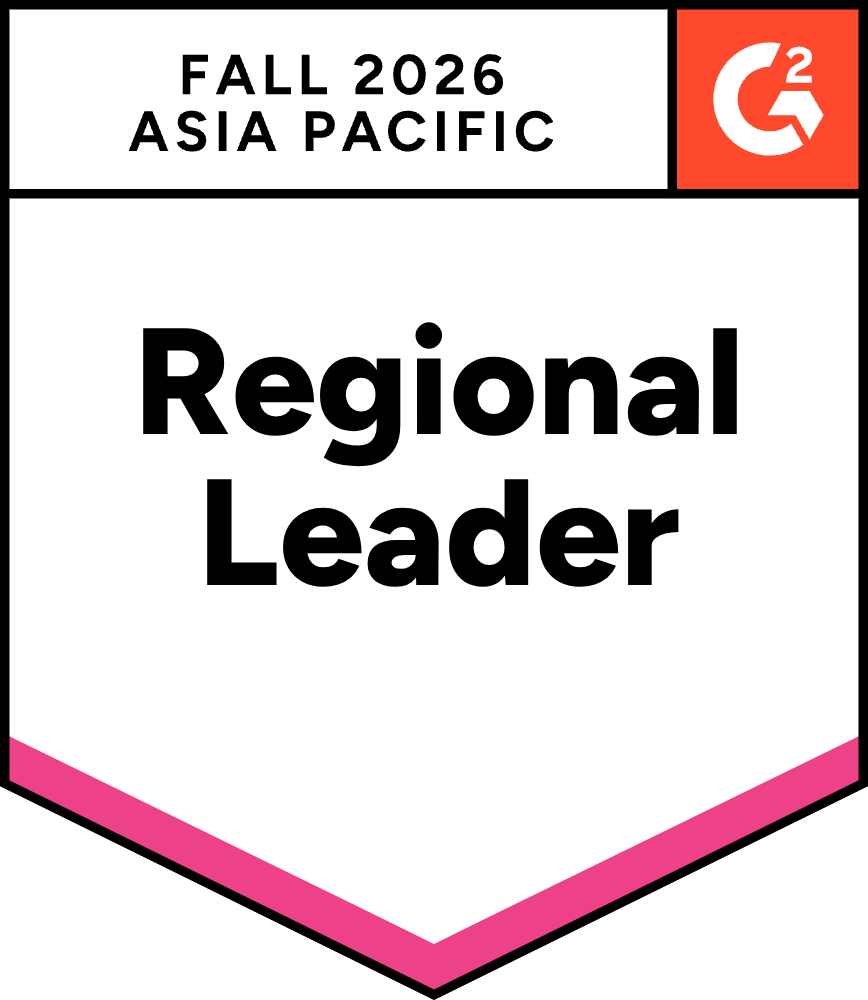 G2 - Regional Leader, Asia Pacific - Fall 2026