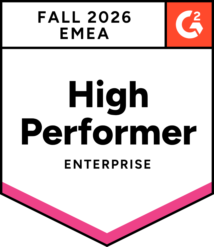 G2 - High Performer, Enterprise, EMEA - Fall 2026