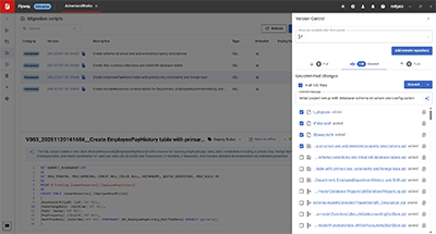 Quickly capture script changes in version control, helping teams to reinforce standards every time a database change is committed.