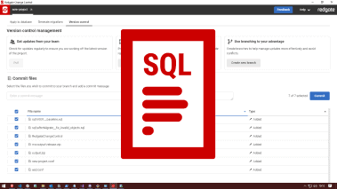 Work with native SQL
