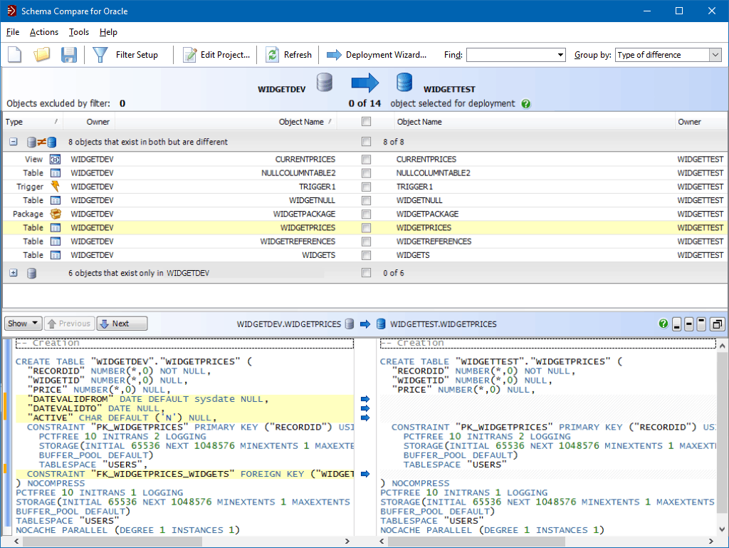 How To Compare Two Oracle Schemas And Deploy Changes With Schema ...