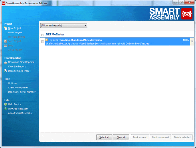 Figure 5: Checking our error reports.