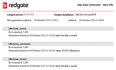 SQL Data Generator - Data Generator For MS SQL Server Databases