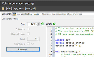 SQL Data Generator - Data Generator For MS SQL Server Databases