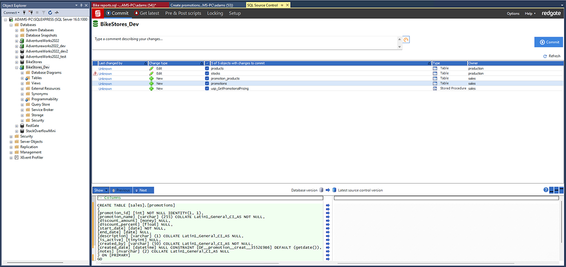 SQL Server Database Version Control & Change Visibility - Redgate Software