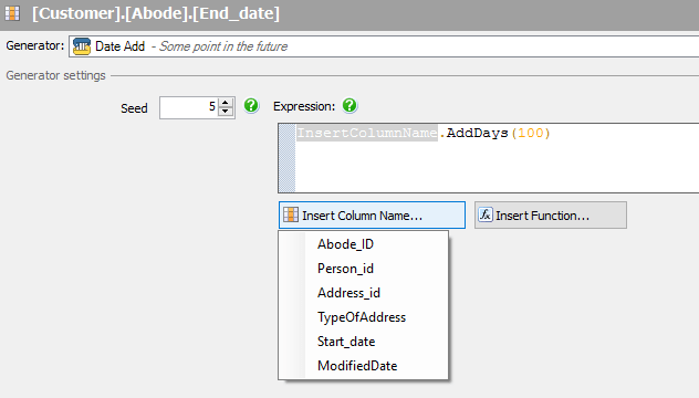 Date Add generator