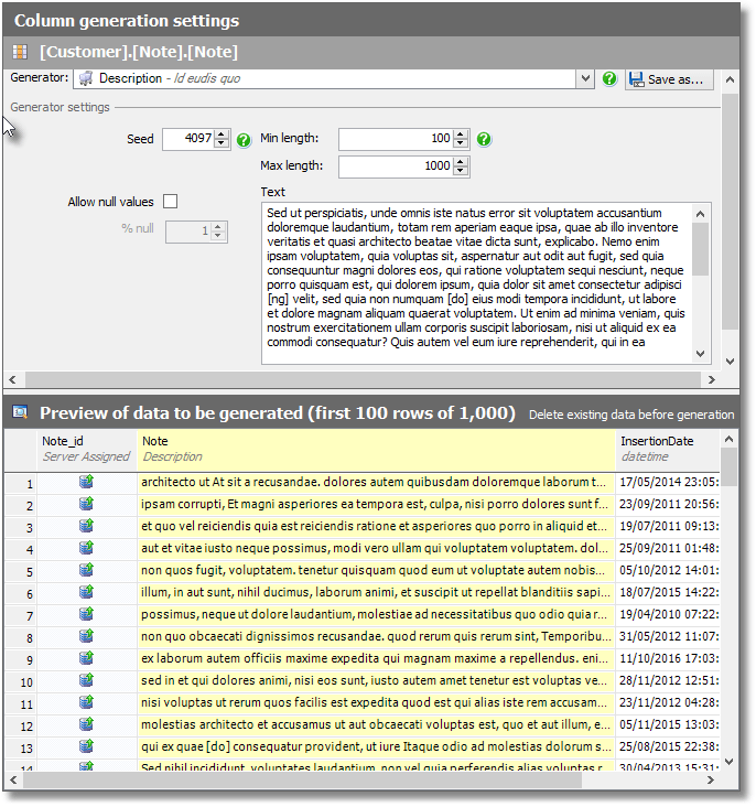 SQL Data Generator 3