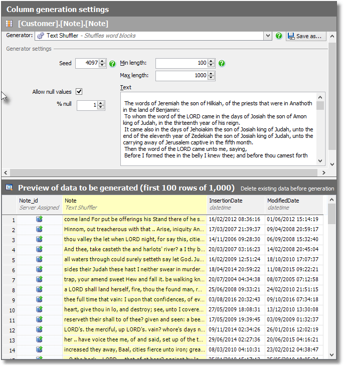 SQL Data Generator 4