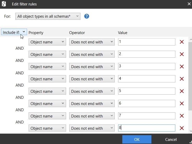 adding multiple filters