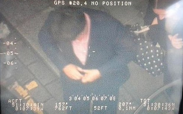 Picture of comedian Michael McIntyre taken by a police helicopter and posted on the Twitter feed of NPAS London
