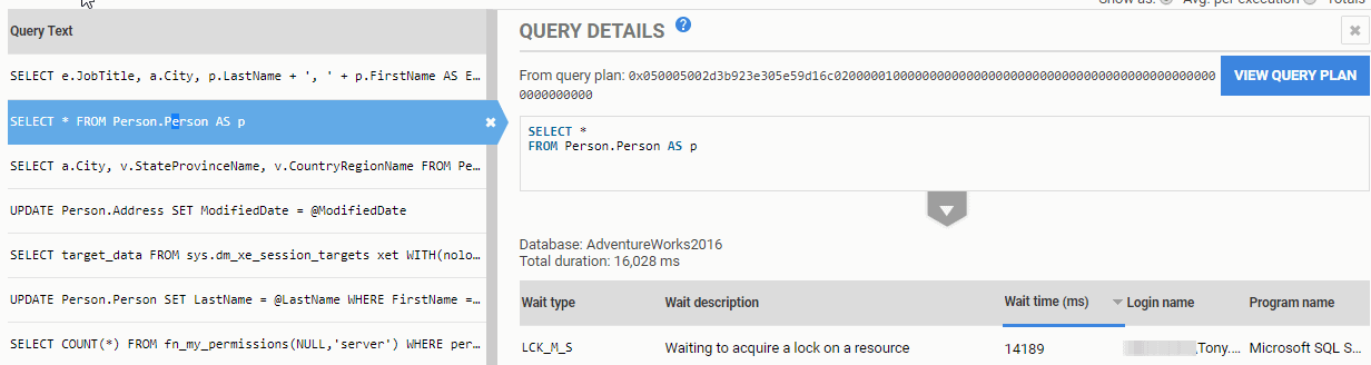 locking waits due to deadlock