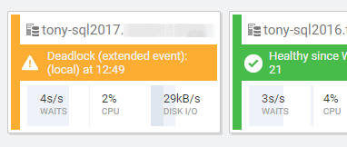 SQL Monitor deadlock alert
