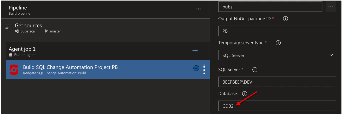 cross database builds in SQL Change Automation
