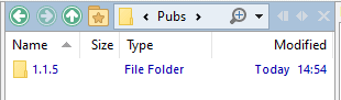 build script folder for each database version
