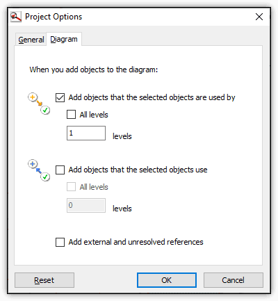 viewing only direct dependencies