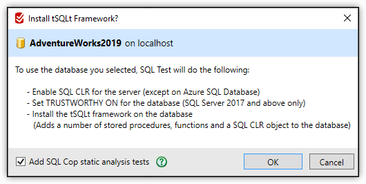 Install tSQLt framework