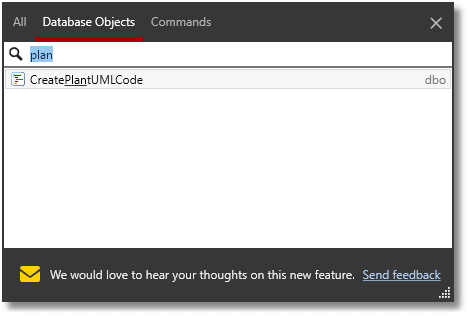 finding a stored procedure