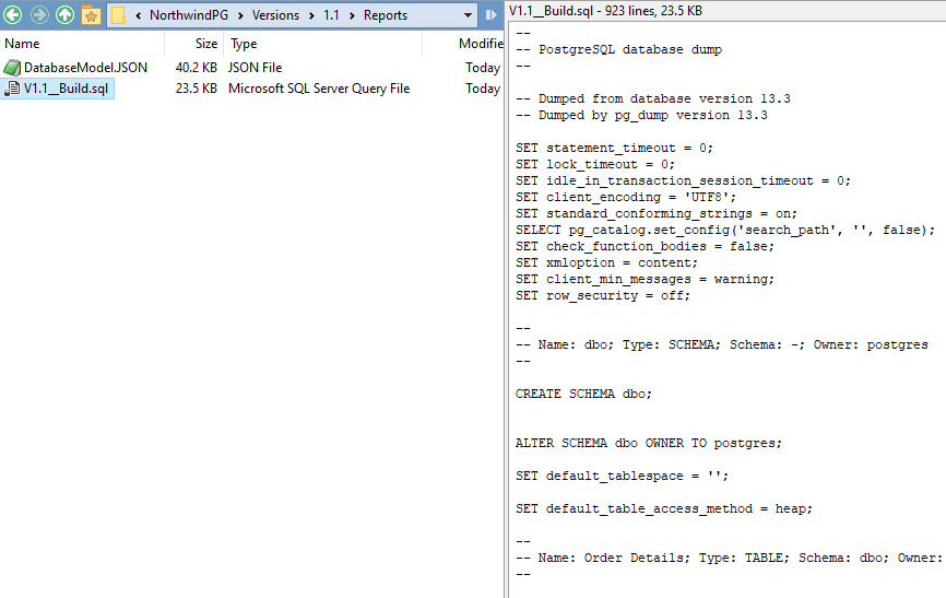 build script