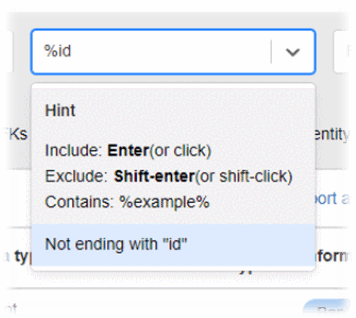 exclusion filters