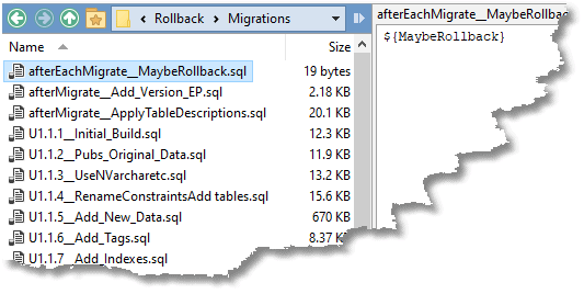 The Flyway afterEachMigrate callback