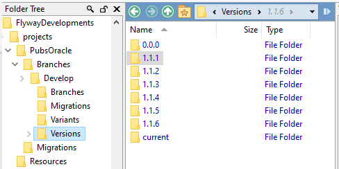 Models and change reports for Oracle