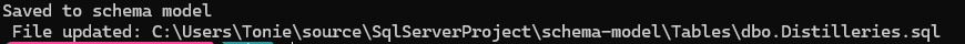 saving schema model 