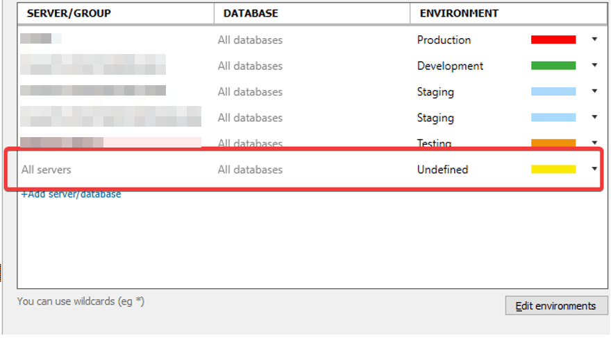 SQL Prompt tab coloring