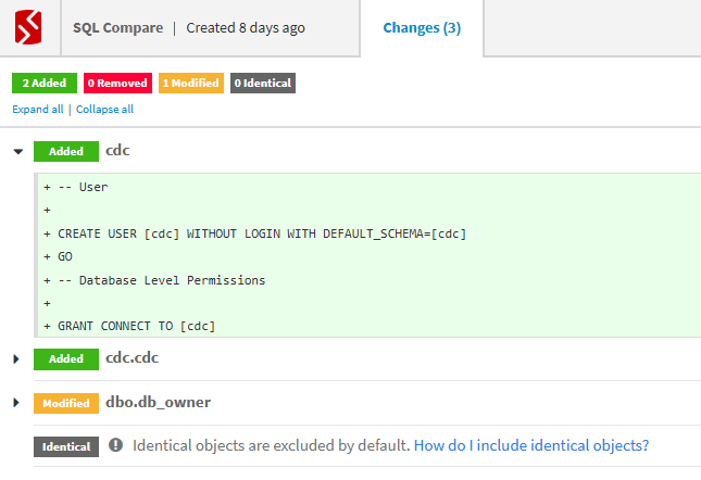 change reports - flyway enterprise